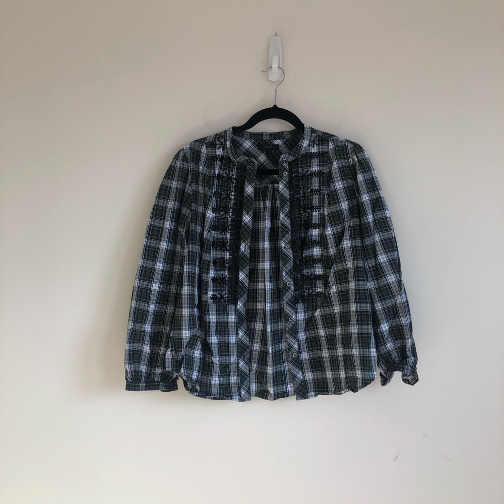 J.CREW Front Button Top